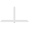 Ekena Millwork Eugene Architectural Grade PVC Gable Bracket, 108"W x 58 1/2"H x 6"D x 6"F, 13/12 Pitch GBP108X59X0606EUG00 - alternate 4